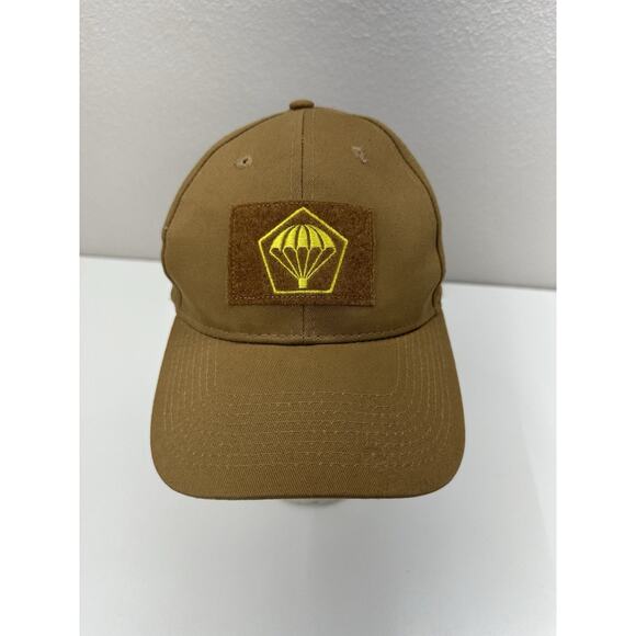 Tacpack Baseball Hat Brown Logo Patch Adjustable Cap - Picture 1 of 7